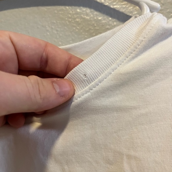 FRAME The Eyelet Sleeve Top Xs - Picture 6 of 7